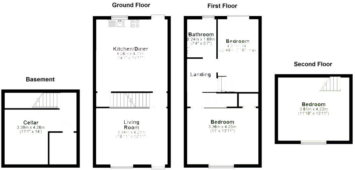 Haigh Road, Rothwell, Leeds, West Yorkshire, LS26 floorplan
