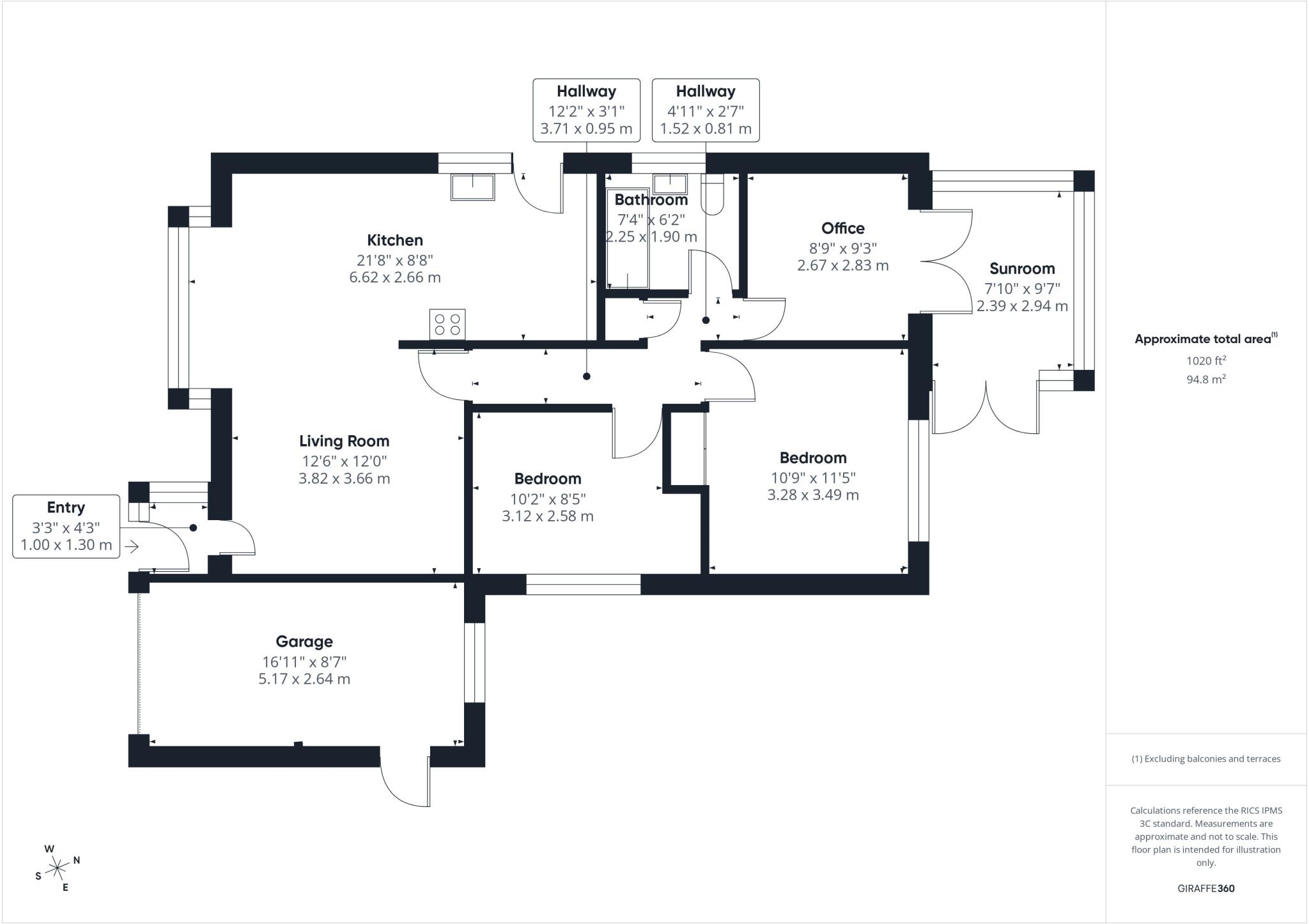 Pierce Crescent, Warmington, Northamptonshire, PE8 floorplan