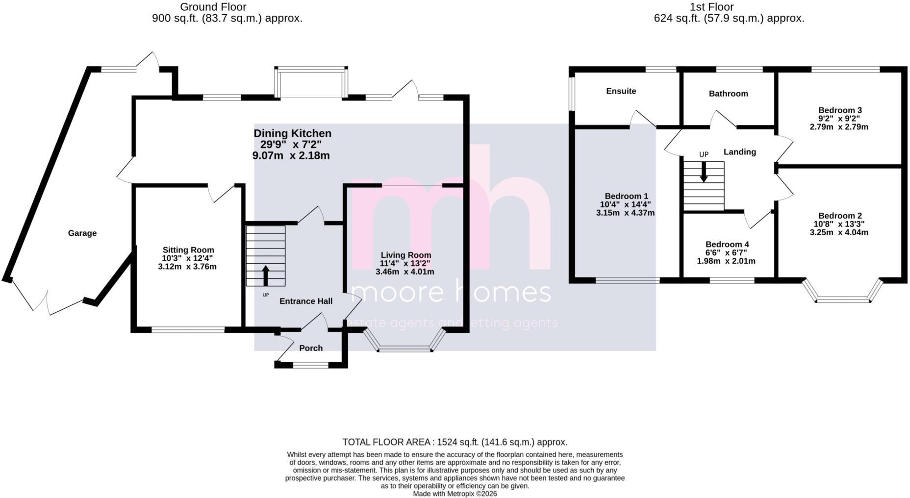 COLLINGWOOD CLOSE, Poynton, SK12 1RS floorplan
