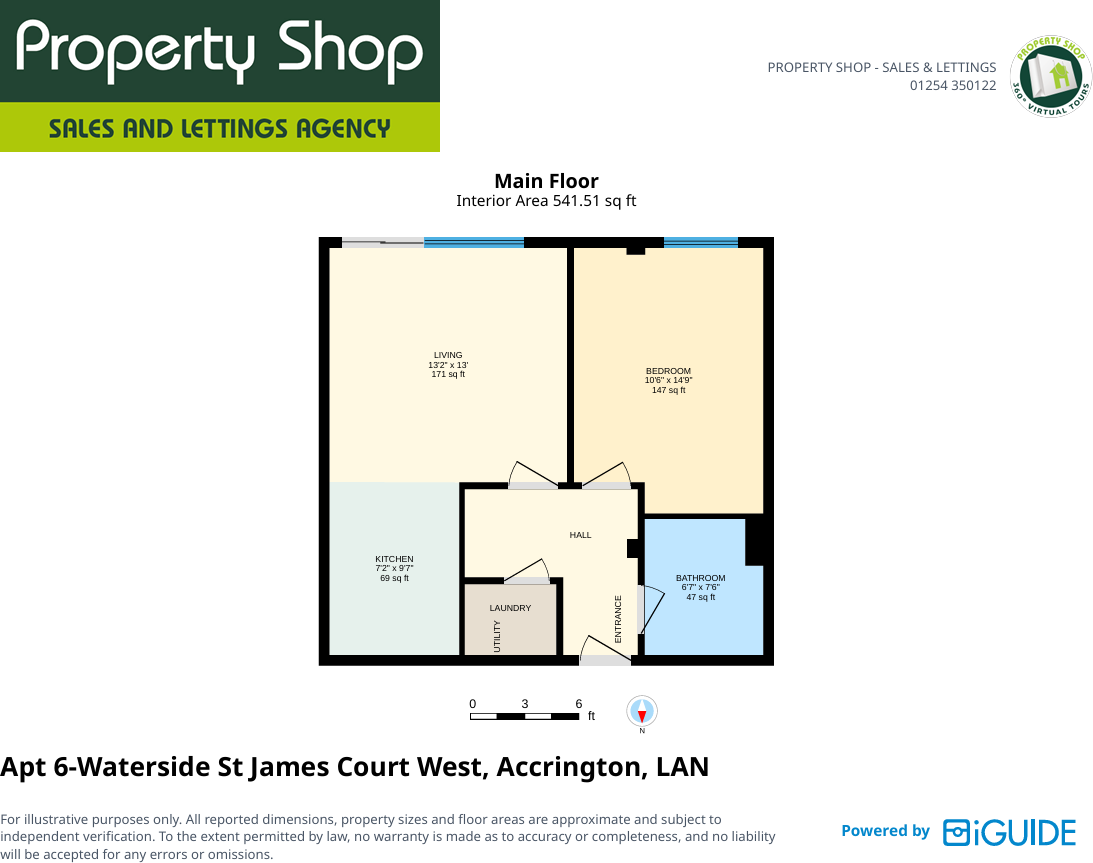 St. James Court West, Accrington, Lancashire, BB5 floorplan