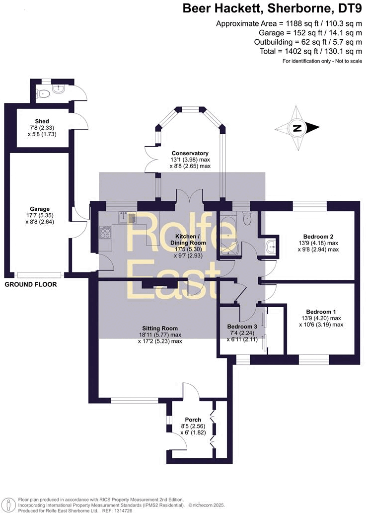 Beer Hackett, Sherborne floorplan