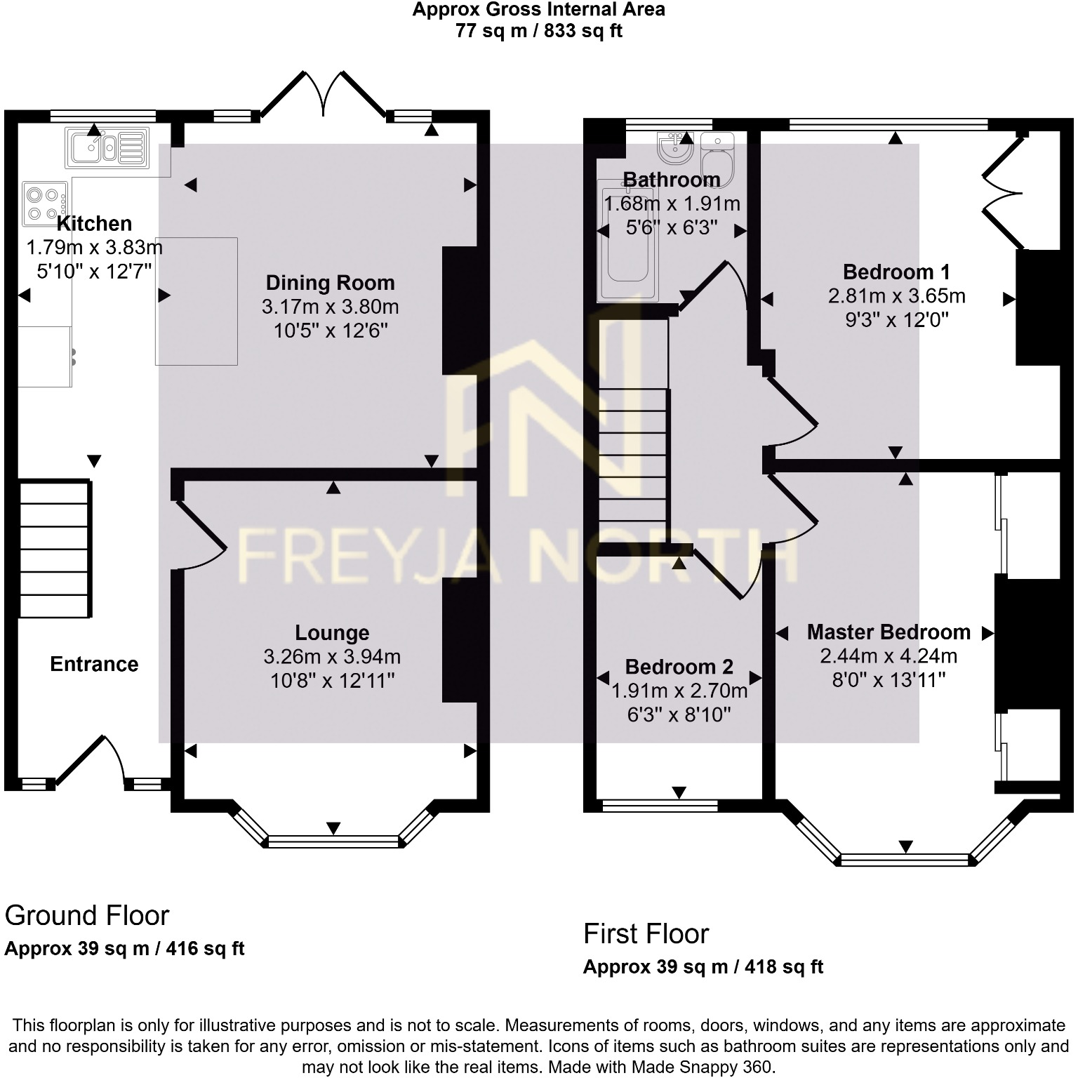 15 Bradville Road, Liverpool, Merseyside, L9 9BH floorplan