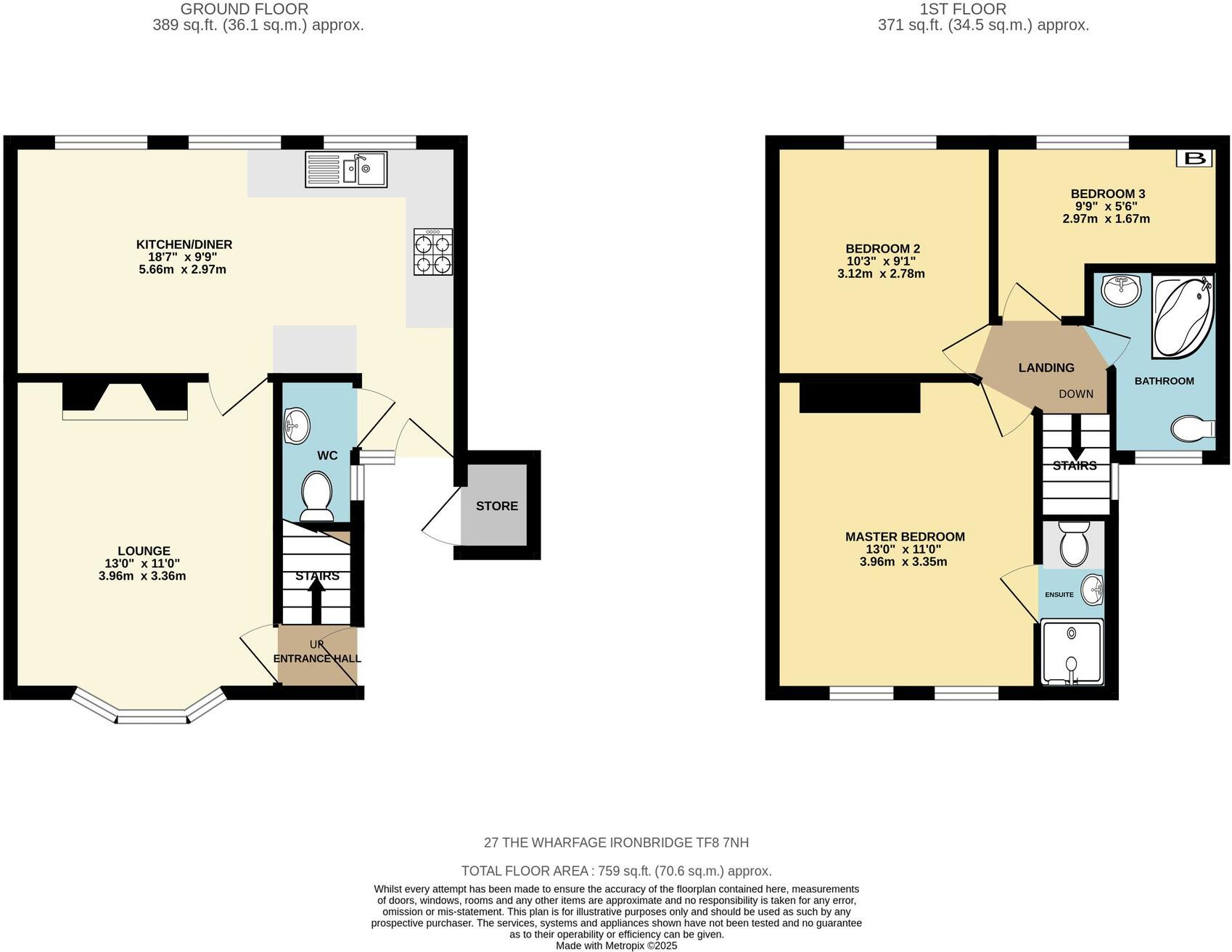 The Wharfage, Ironbridge, TF8 floorplan