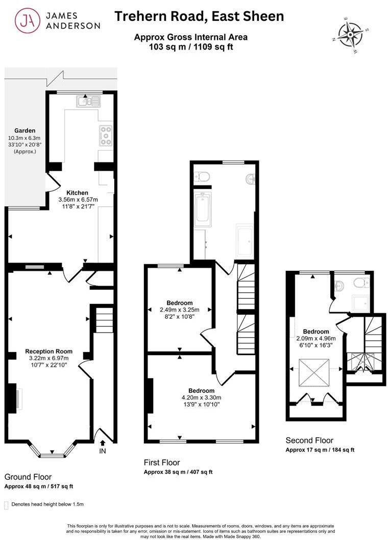 Trehern Road, East Sheen, SW14 floorplan