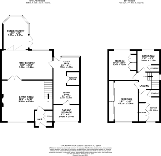 38, Blenheim Road, Cheadle Hulme floorplan