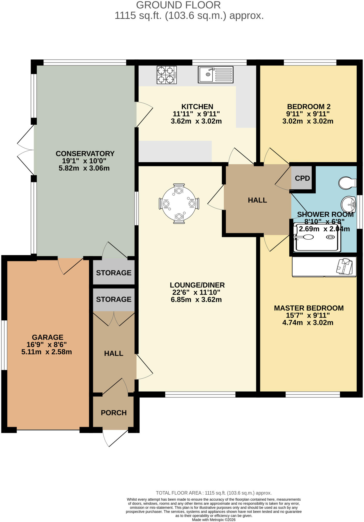 Stone Moor Road, North Hykeham, LN6 floorplan