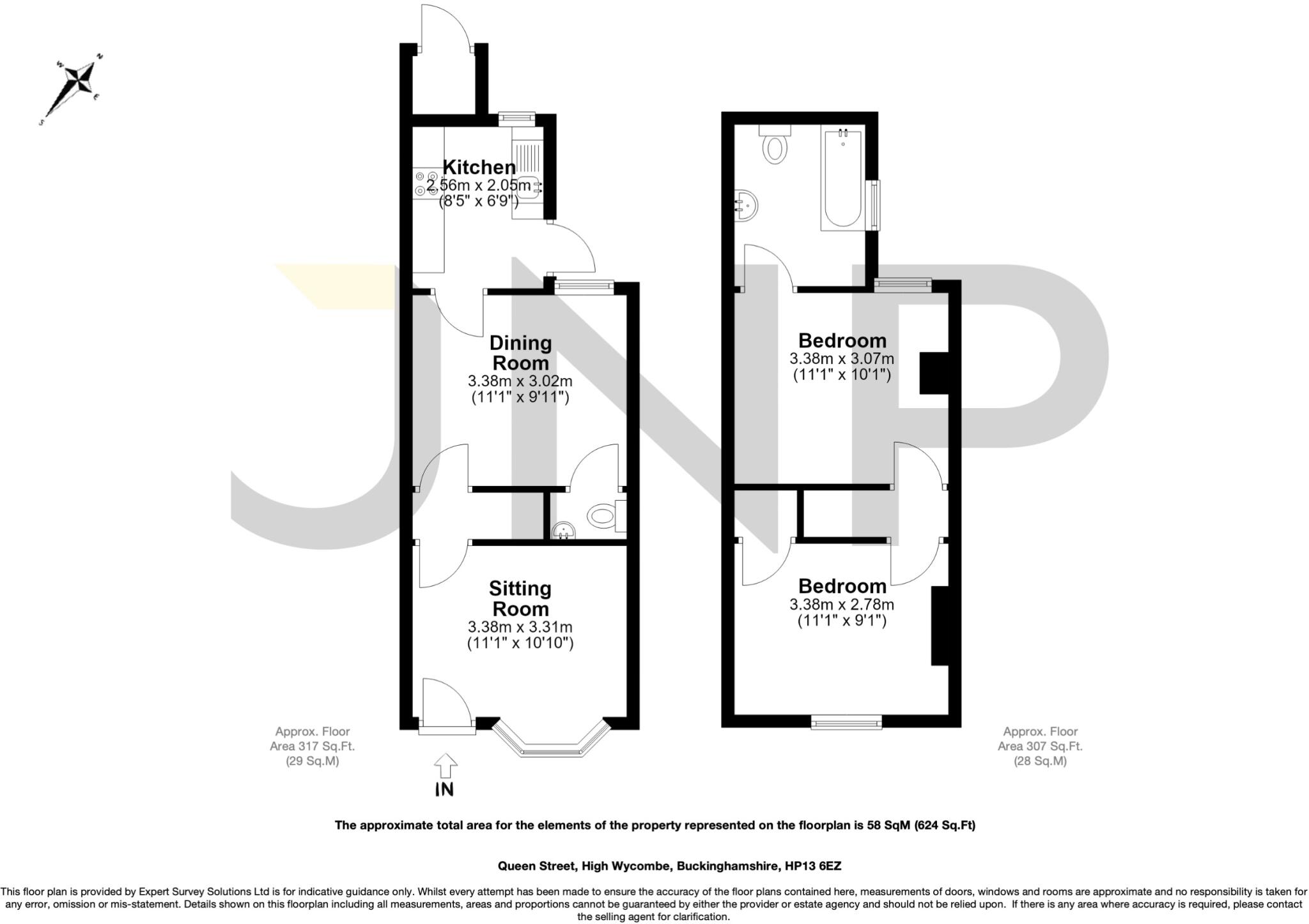 Queen Street, High Wycombe, Buckinghamshire, HP13 floorplan