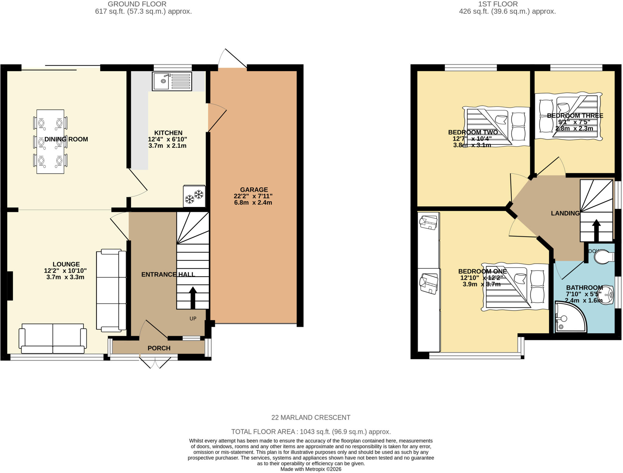 Marland Crescent, Reddish, Stockport floorplan