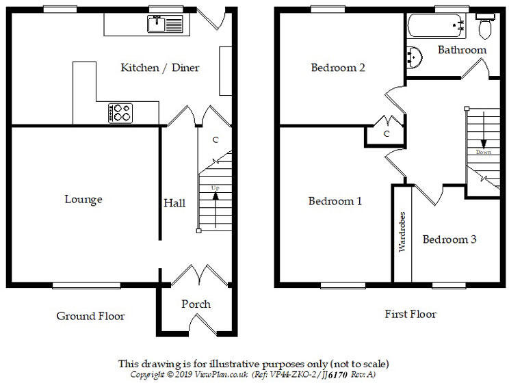 Derwen Close, Ystrad Mynach, Hengoed, CF82 7DE floorplan