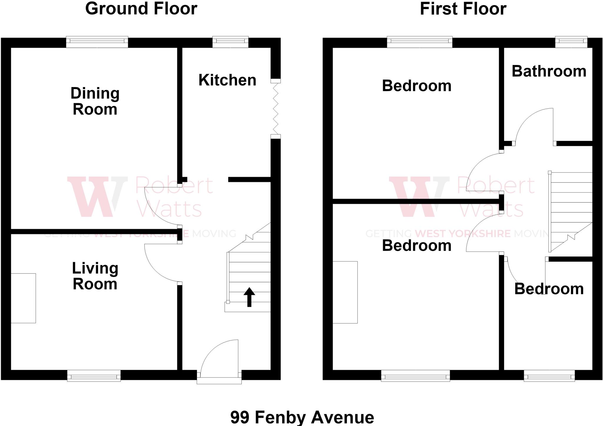 Fenby Avenue, Dudley Hill, Bradford, West Yorkshire, BD4 floorplan