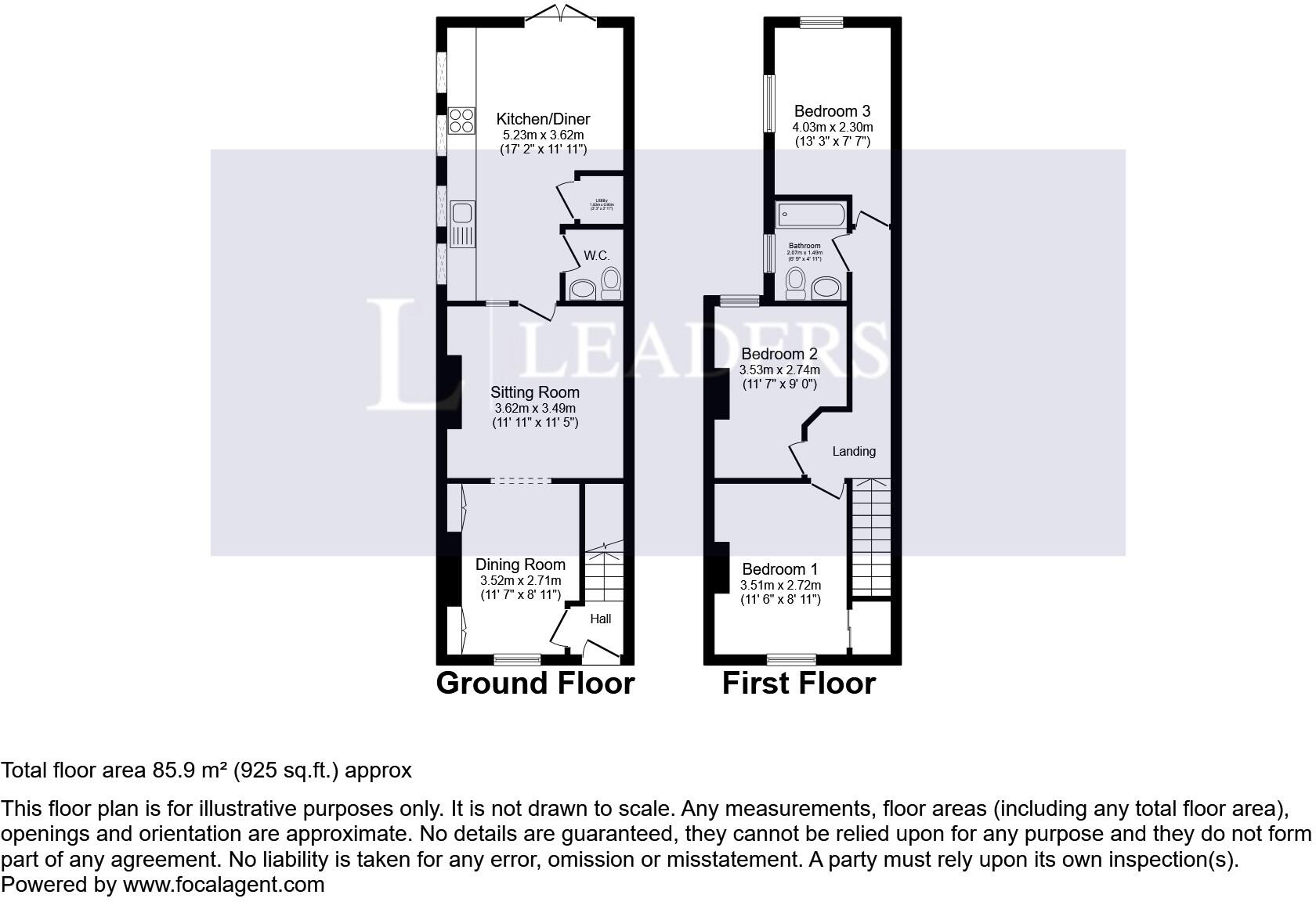 Malta Road, CB1 floorplan