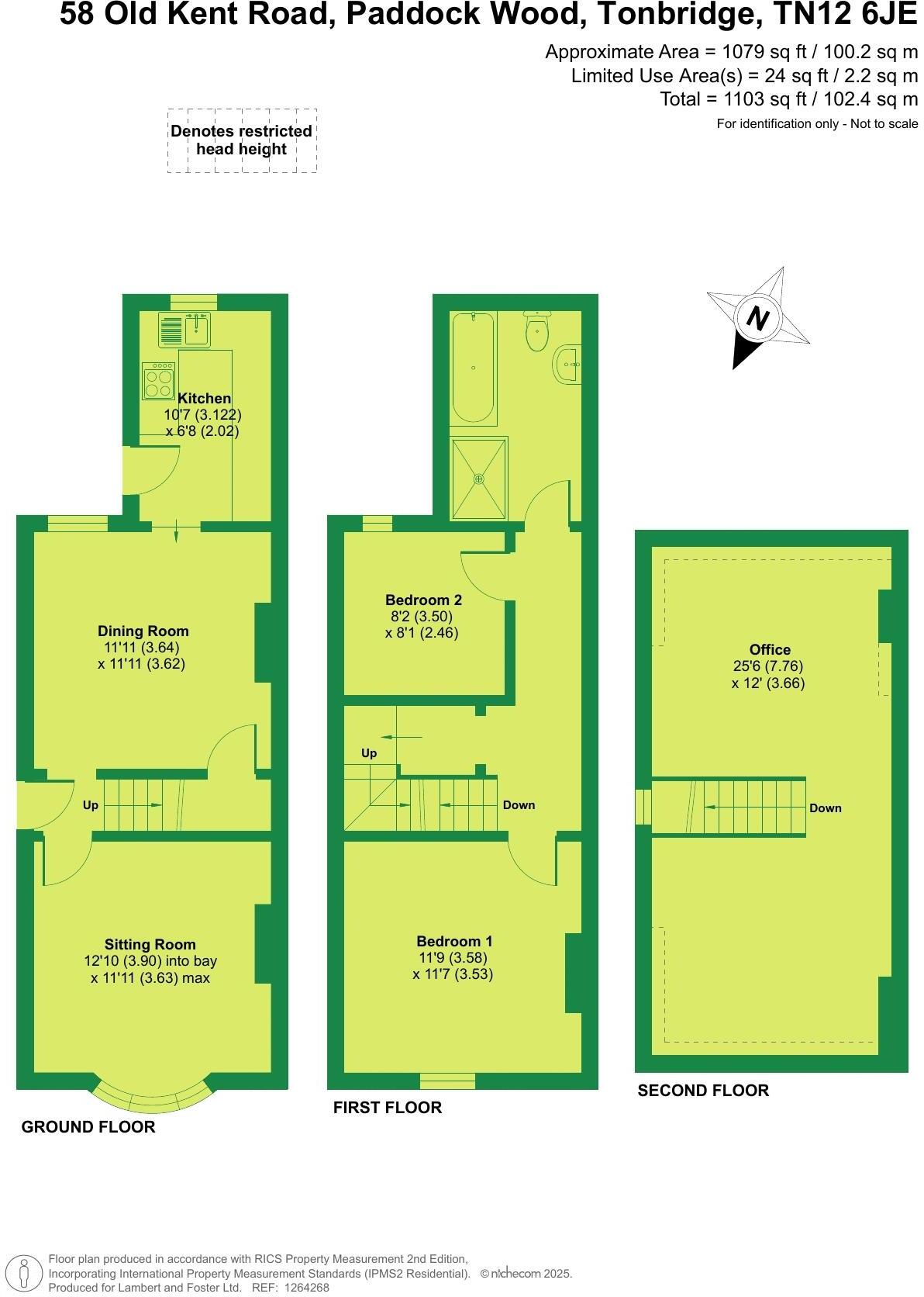 Old Kent Road, Paddock Wood floorplan