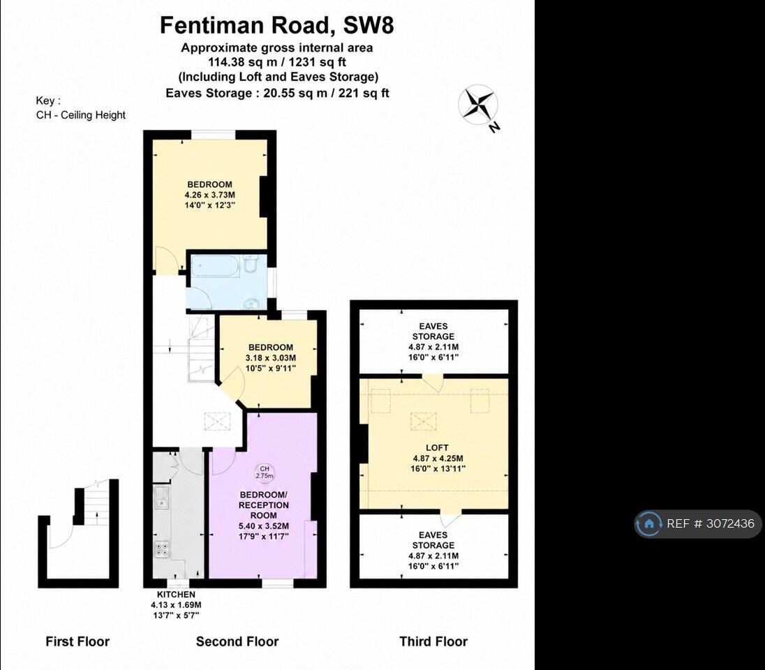 Fentiman Road, London, SW8 floorplan