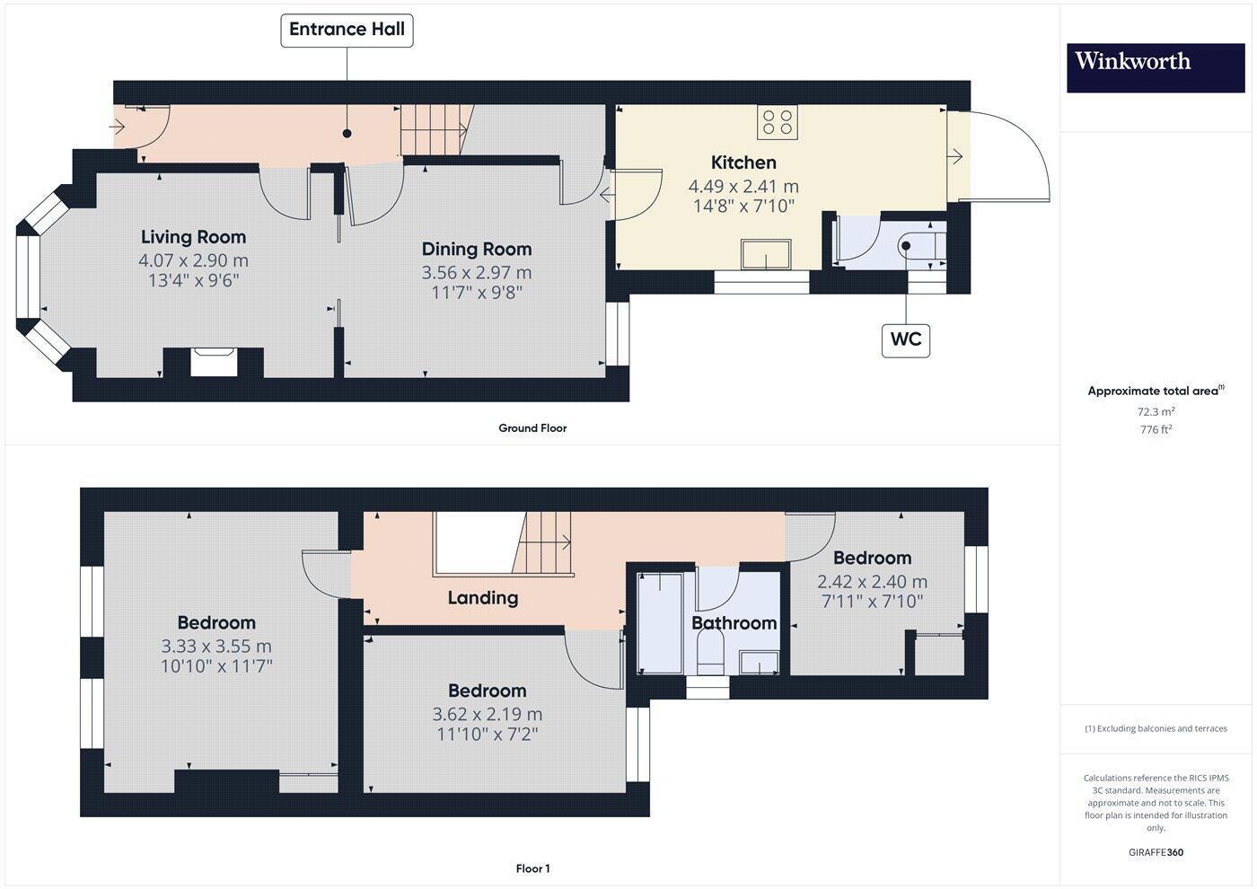 Elm Park Road, Reading, United Kingdom, RG30 floorplan
