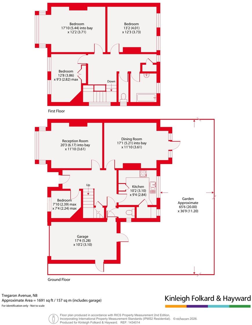 Tregaron Avenue, Crouch End, London, N8 floorplan