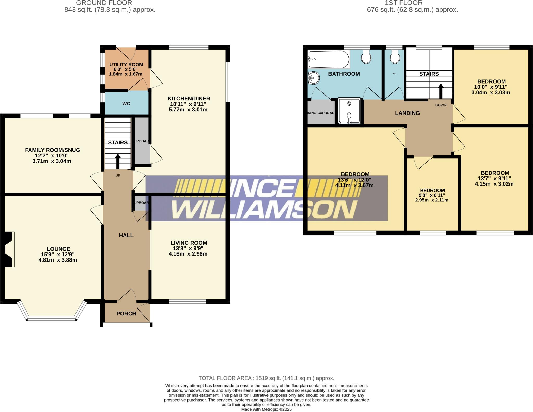 Denewood, Coppice Lane, White Coppice, Chorley floorplan