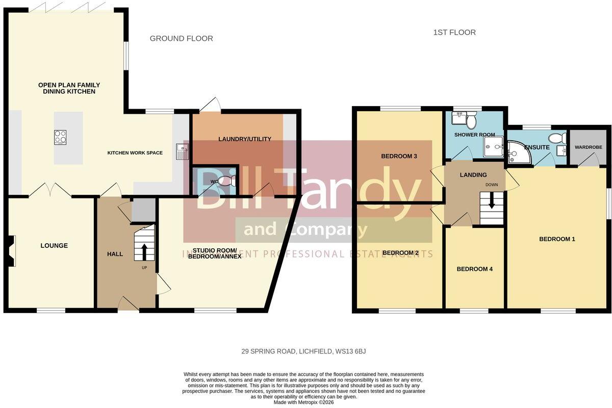 Spring Road, Lichfield, WS13 floorplan