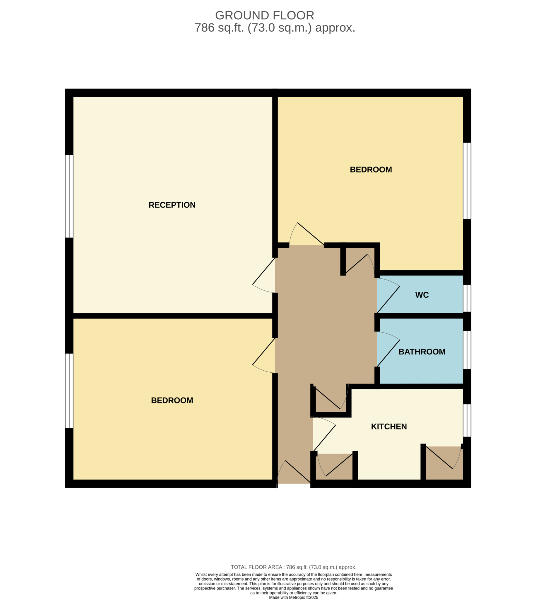 Welbeck Court, Pelham Road, Seaford, BN25 floorplan