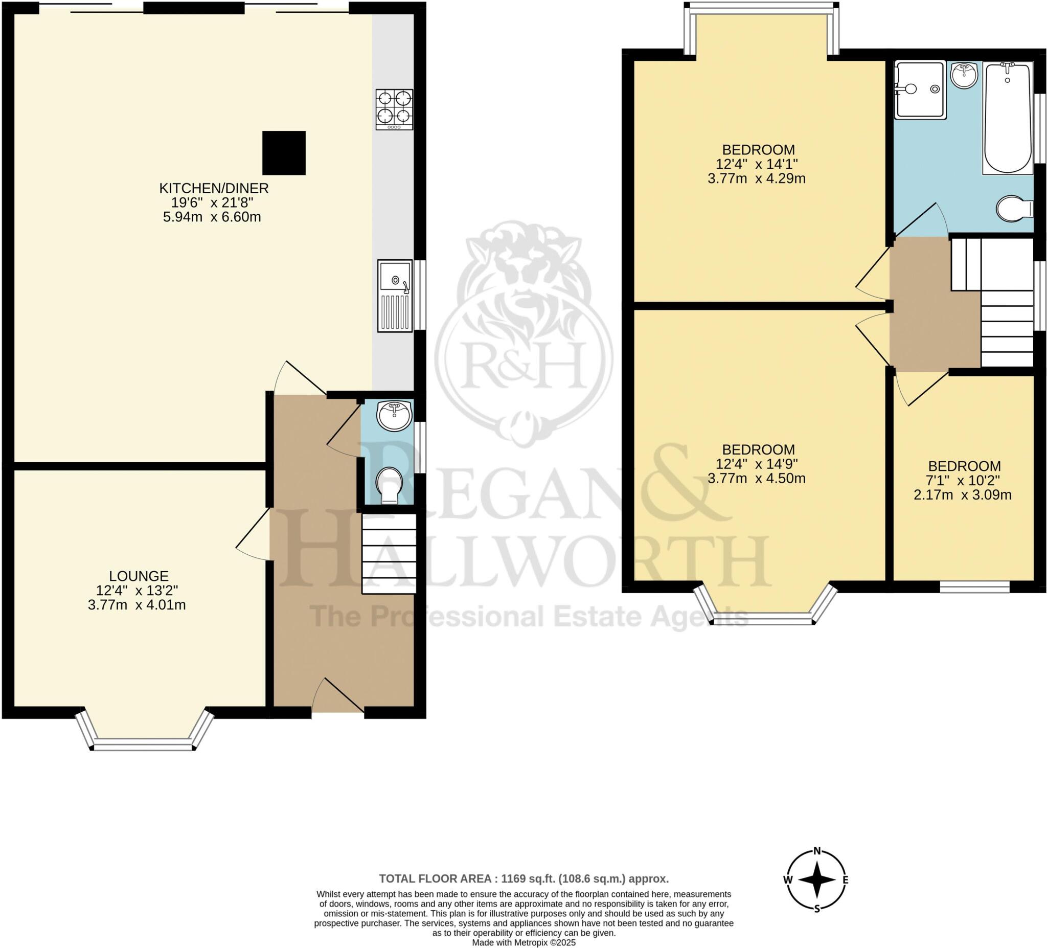 Spencer Road, Whitley, WN1 2QP floorplan