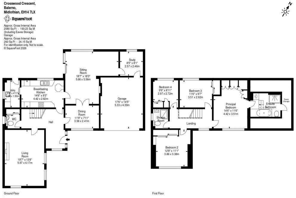 21 Crosswood Crescent, Balerno, EH14 7LX floorplan