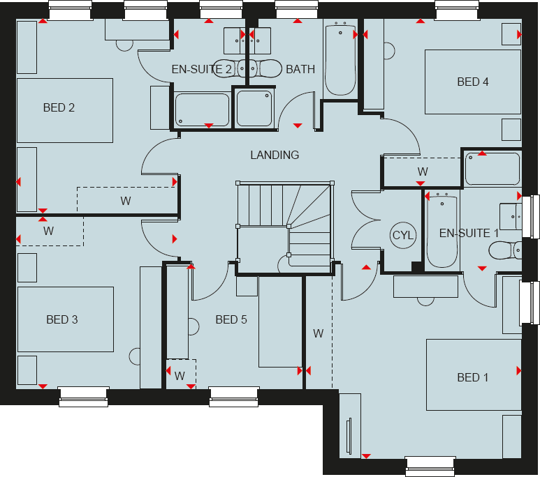 Baileys Crescent, Abingdon, 
Oxfordshire, 
OX14 1PU floorplan