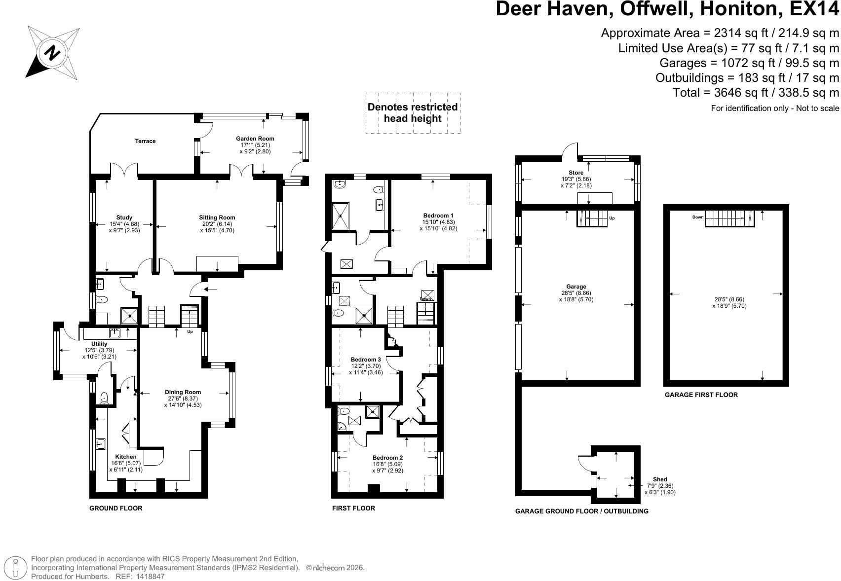 Offwell, Honiton, Devon floorplan