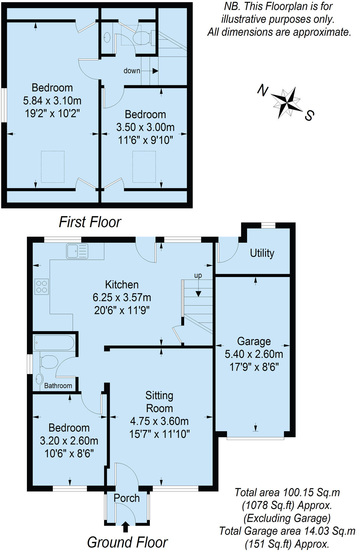 Home Close, Chillington floorplan