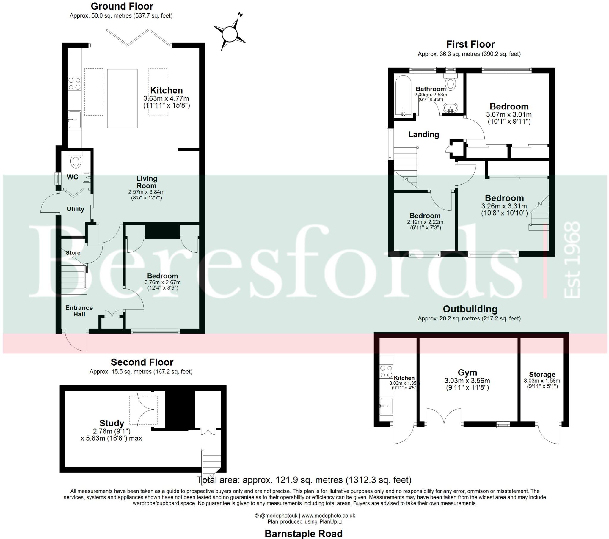 Barnstaple Road, Romford, RM3 floorplan