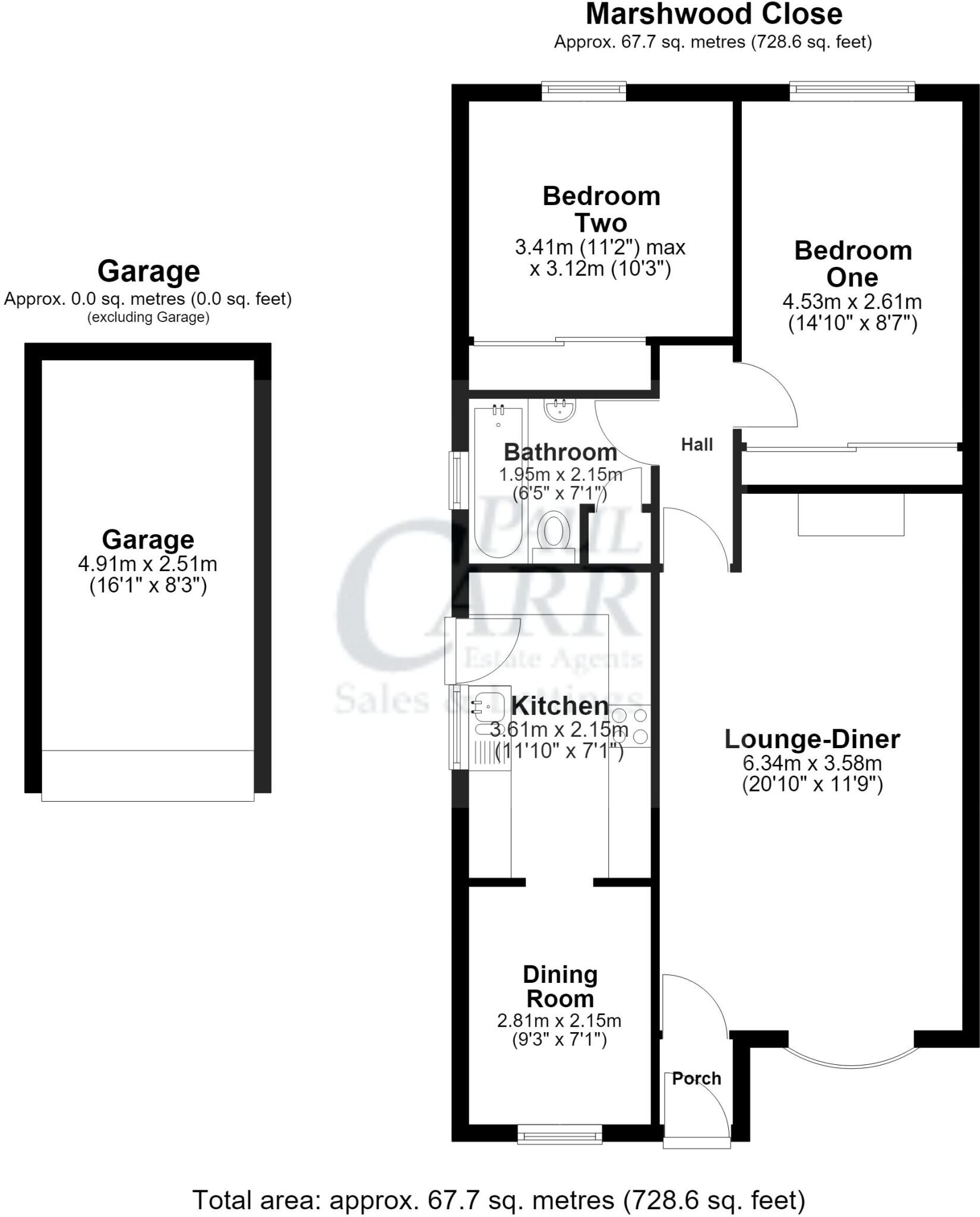 Marshwood Close, Cannock floorplan