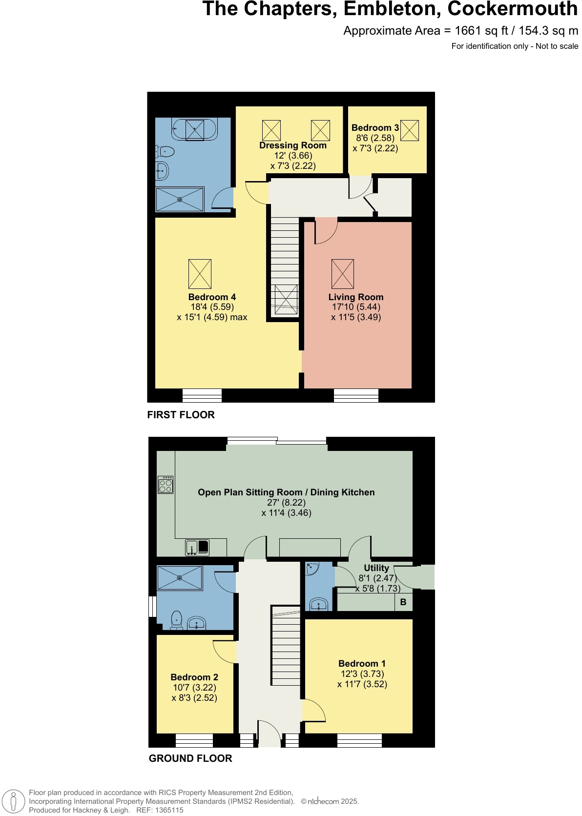 The Chapters, Embleton, Cockermouth, Cumbria, CA13 9YA floorplan