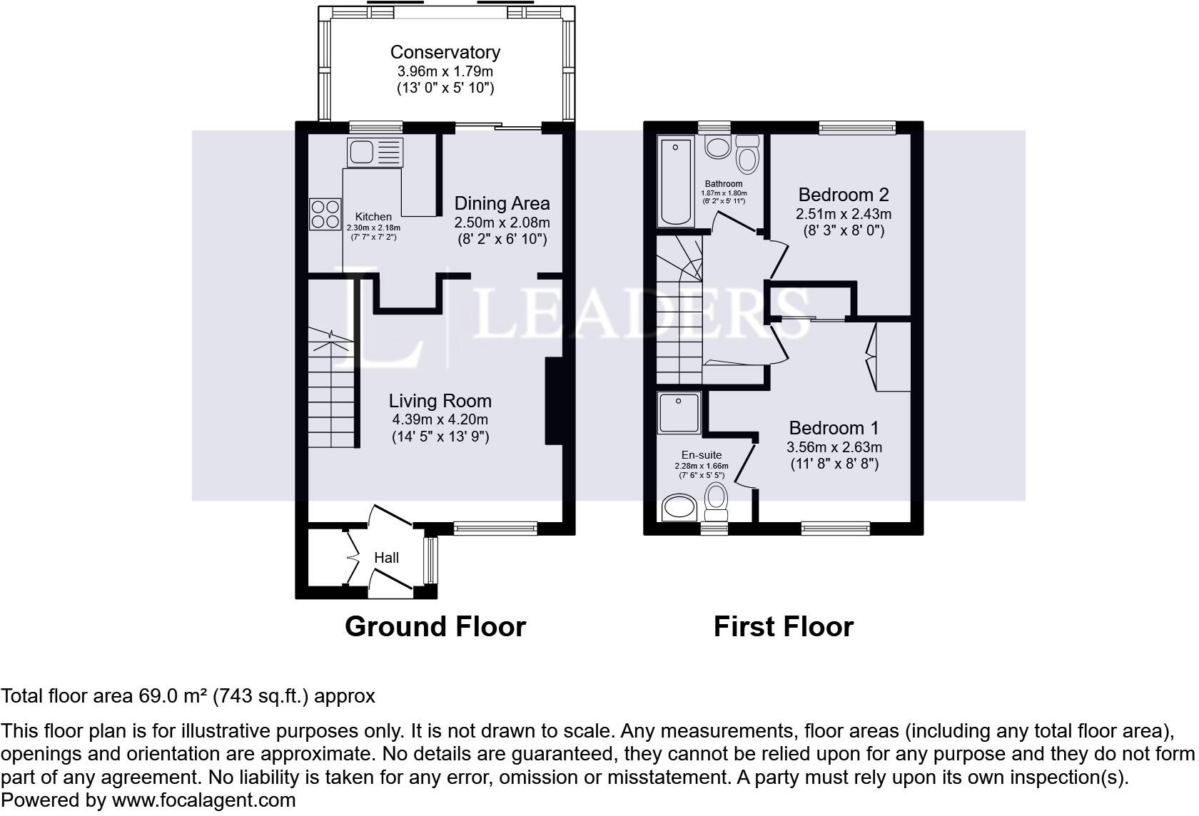 Haybarn Drive, RH12 floorplan