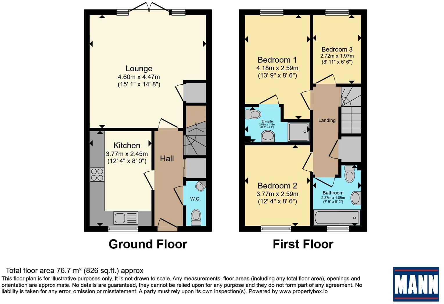 Millyard Road, Aylesham, Canterbury, Kent, CT3 floorplan