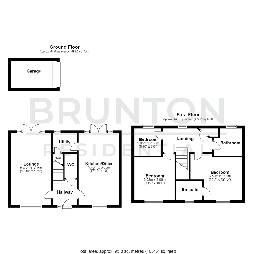 Brambling Place, Five Mile Park, NE13 floorplan
