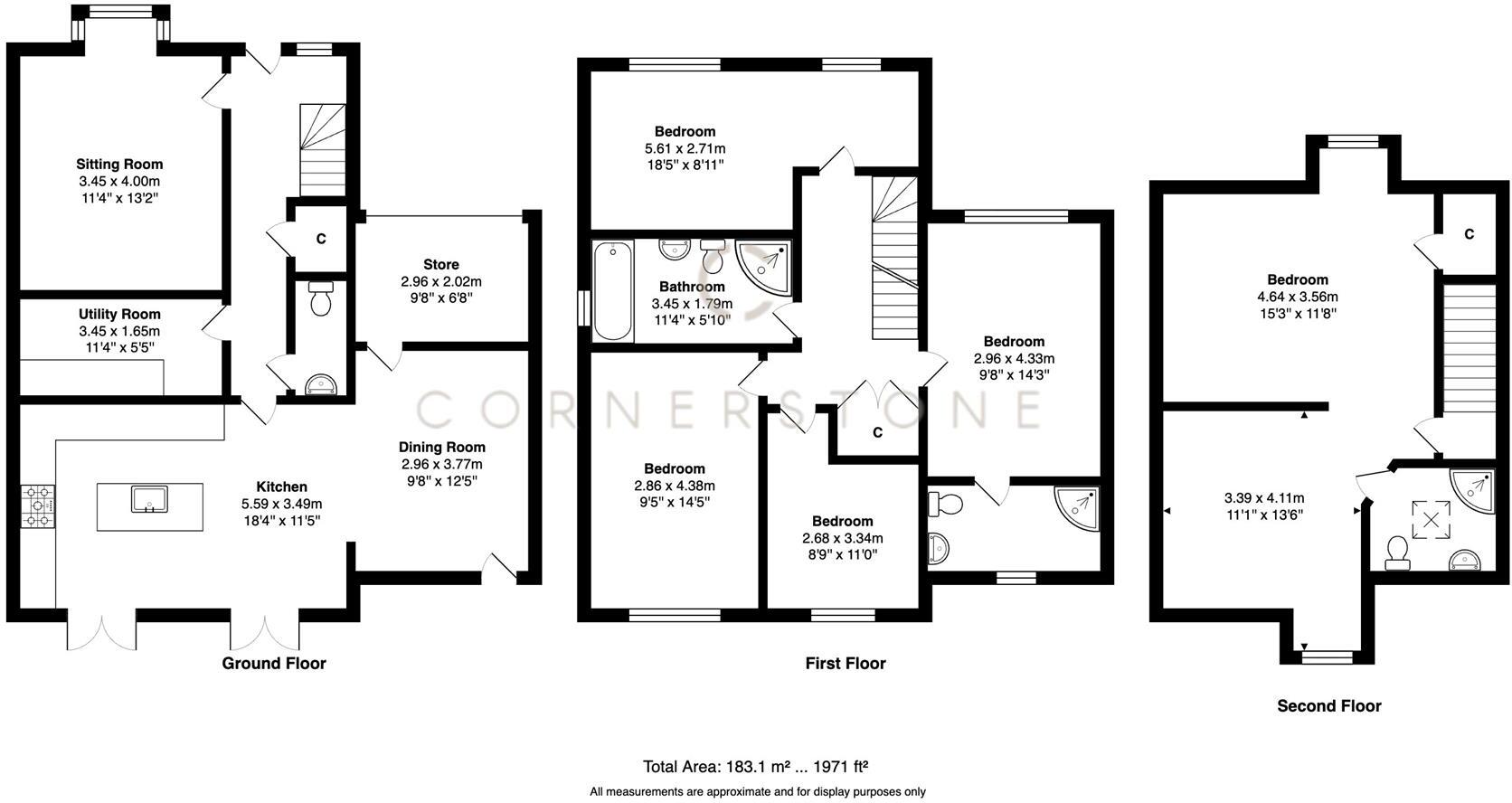 South Park Vale, Pudsey, Leeds, West Yorkshire. floorplan