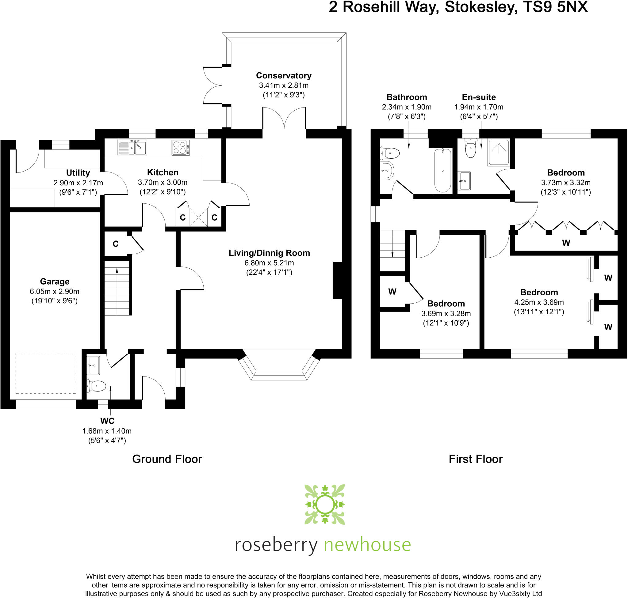 Rosehill Way, Stokesley, North Yorkshire floorplan
