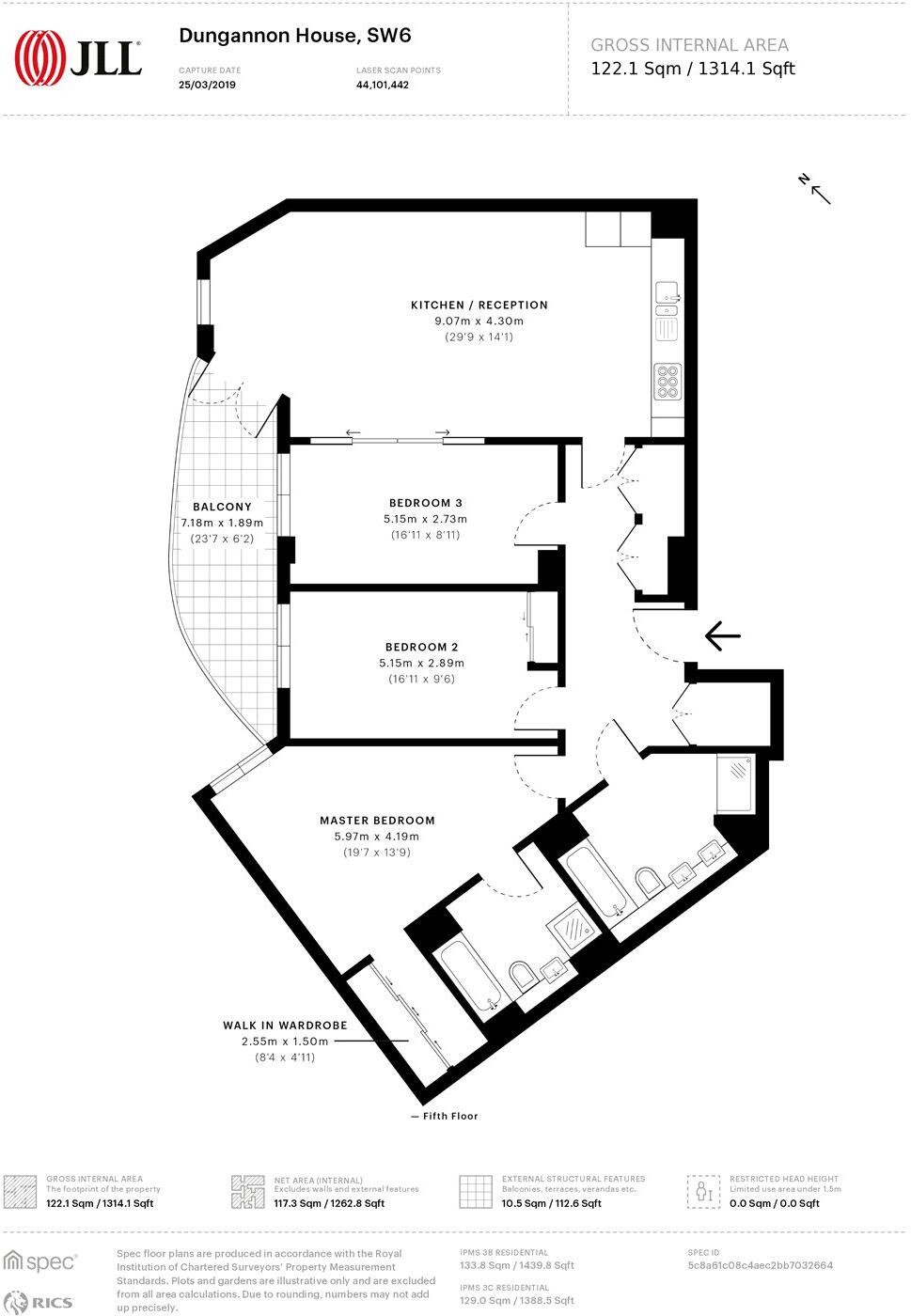Vanston Place London SW6 floorplan