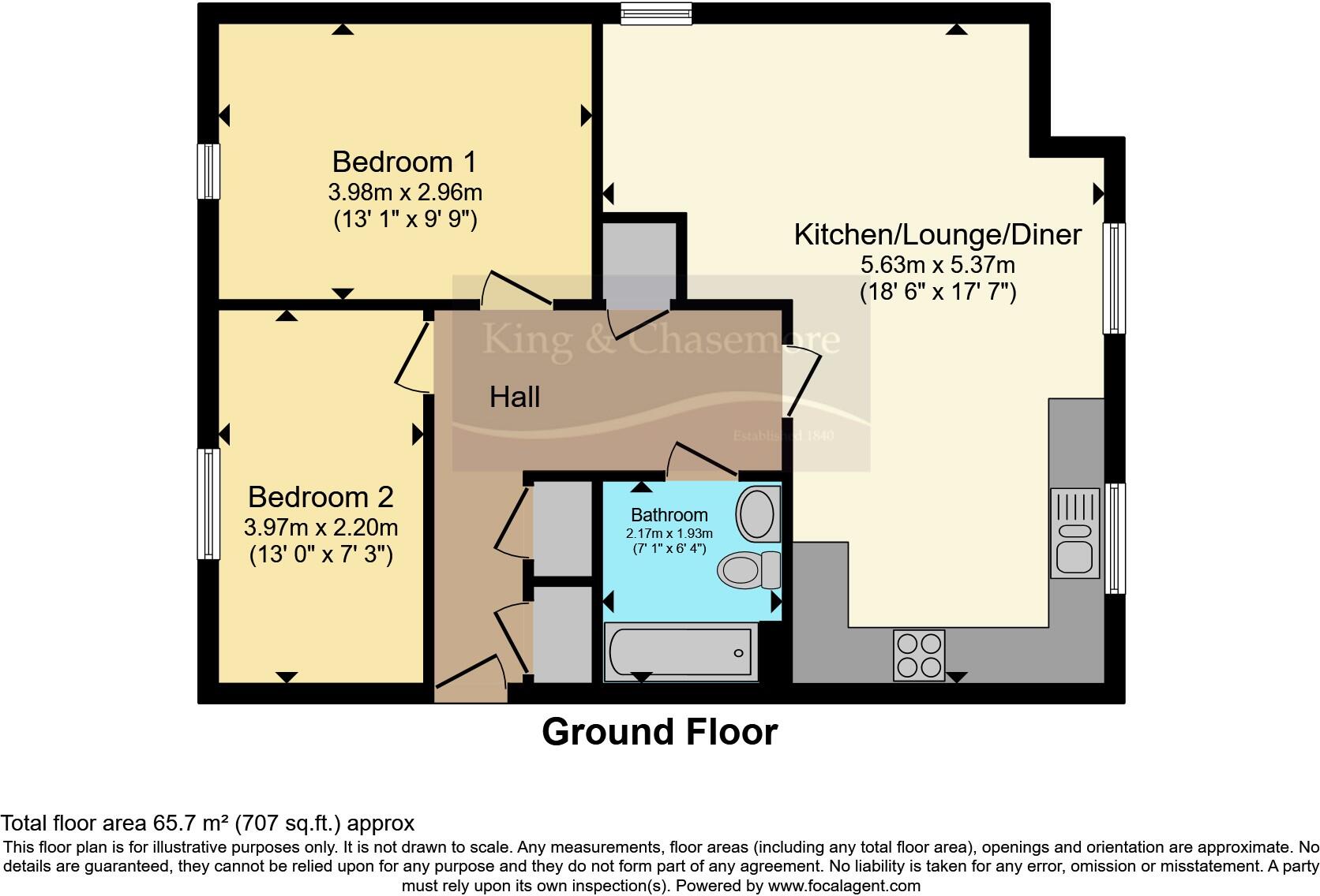 Old Bottle Way, Fontwell, Arundel, West Sussex, BN18 floorplan