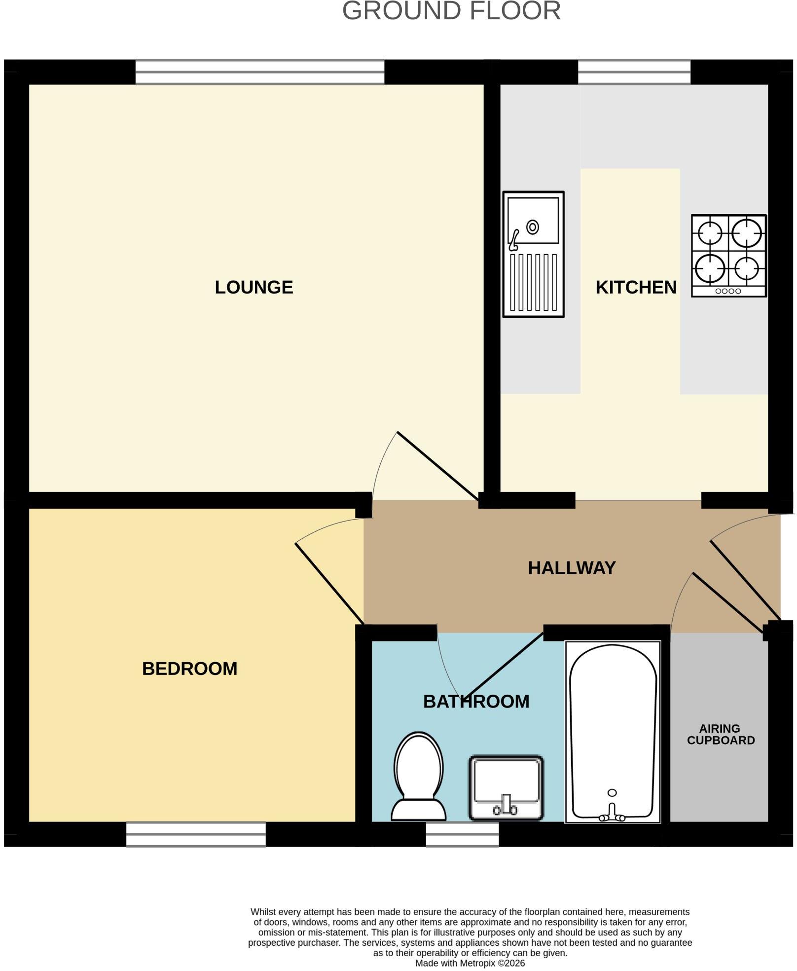 Romford Court, Fairlop Close, Clacton-on-Sea floorplan