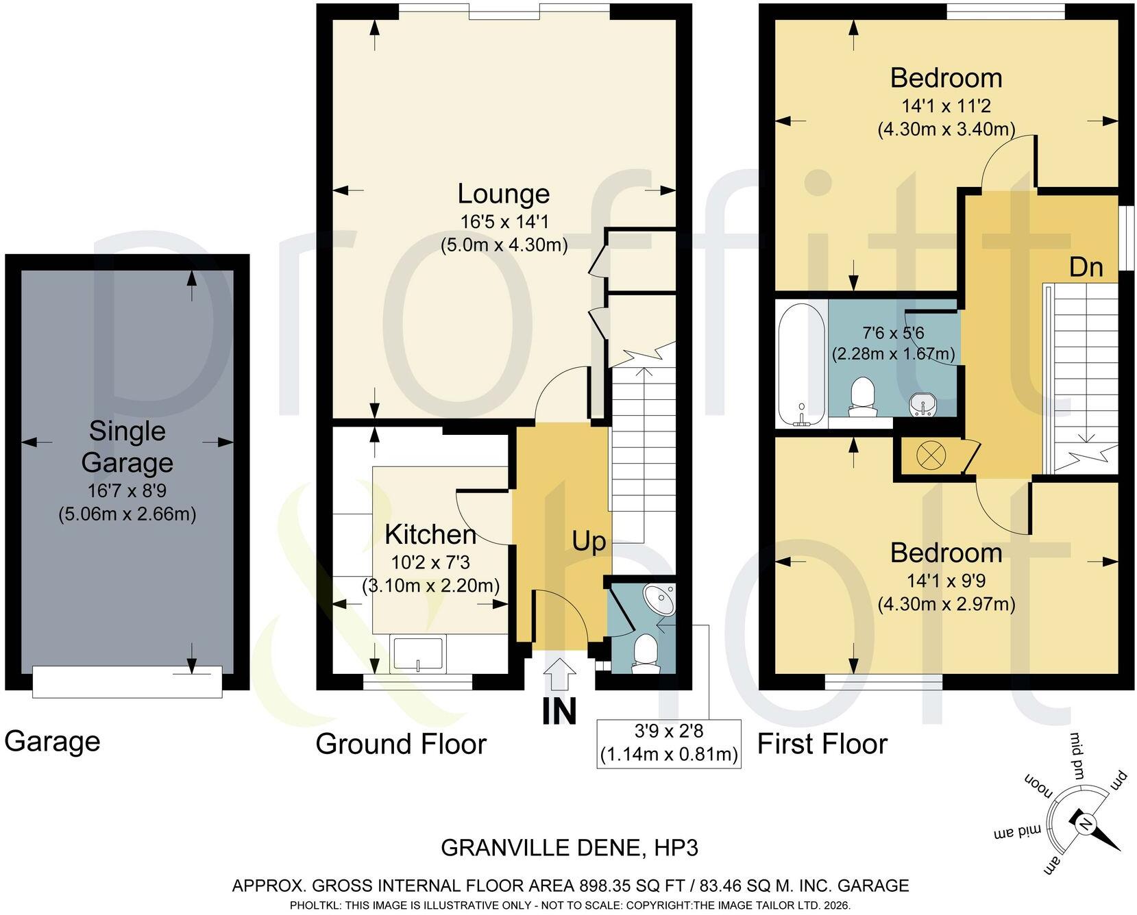 Granville Dene, Bovingdon, HP3 floorplan