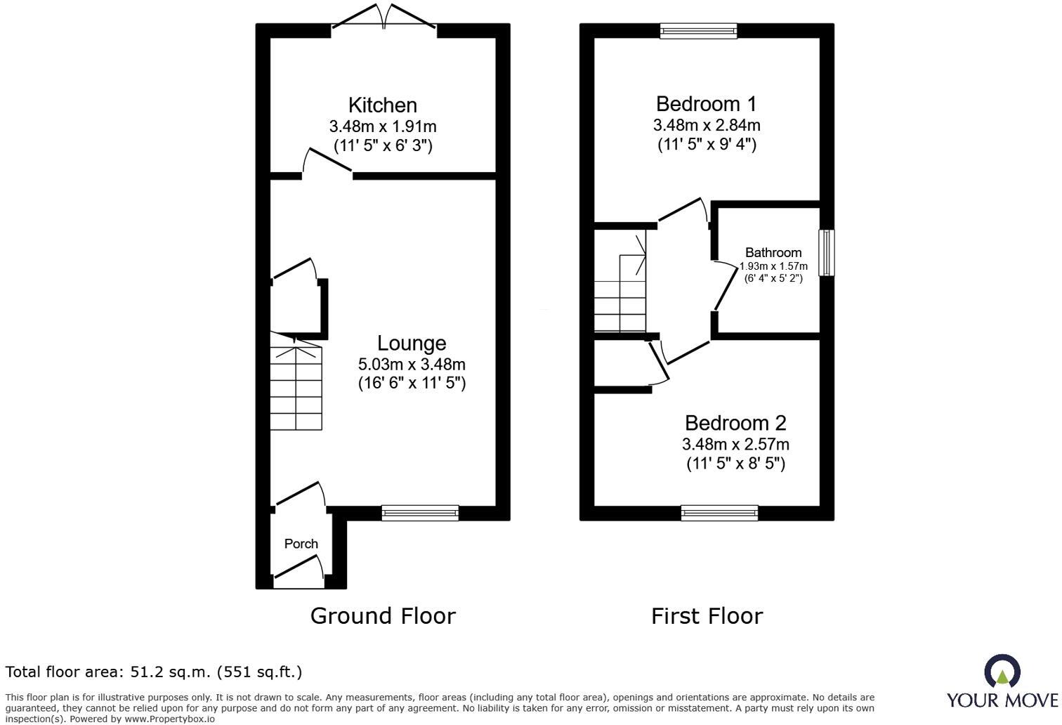 Roewood Close, Kirkby-in-Ashfield, Nottingham, Nottinghamshire, NG17 floorplan