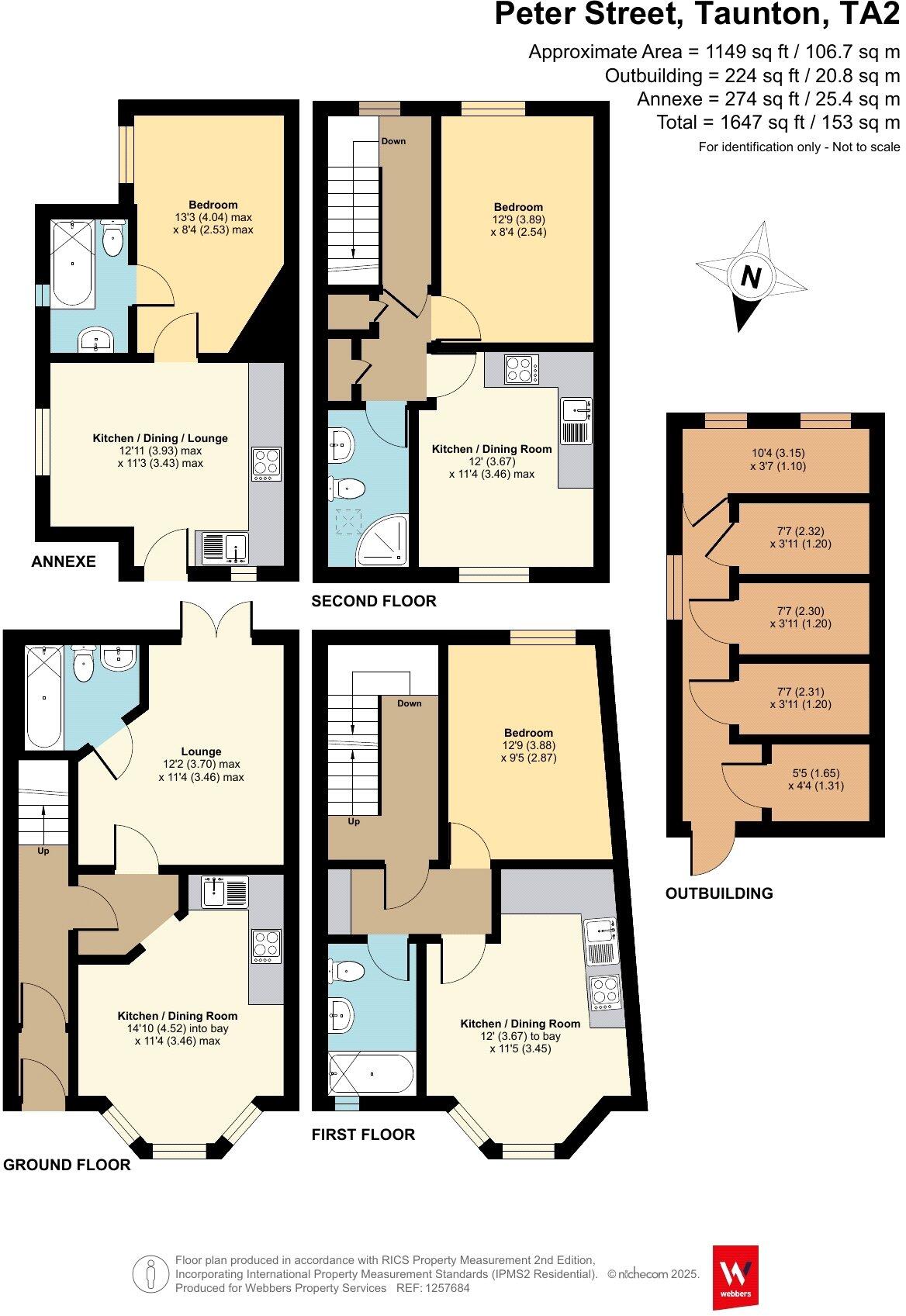 Peter Street, Taunton, Somerset, TA2 floorplan