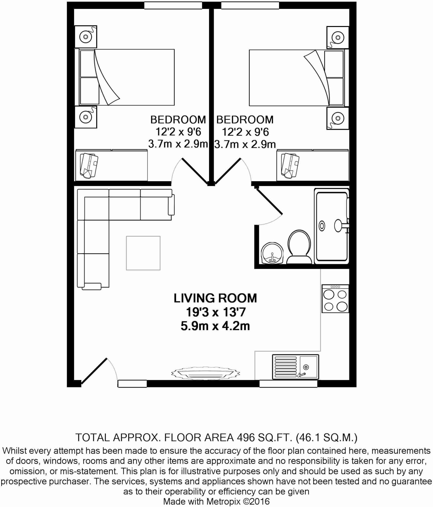 Loundside, Sheffield, South Yorkshire, S35 floorplan