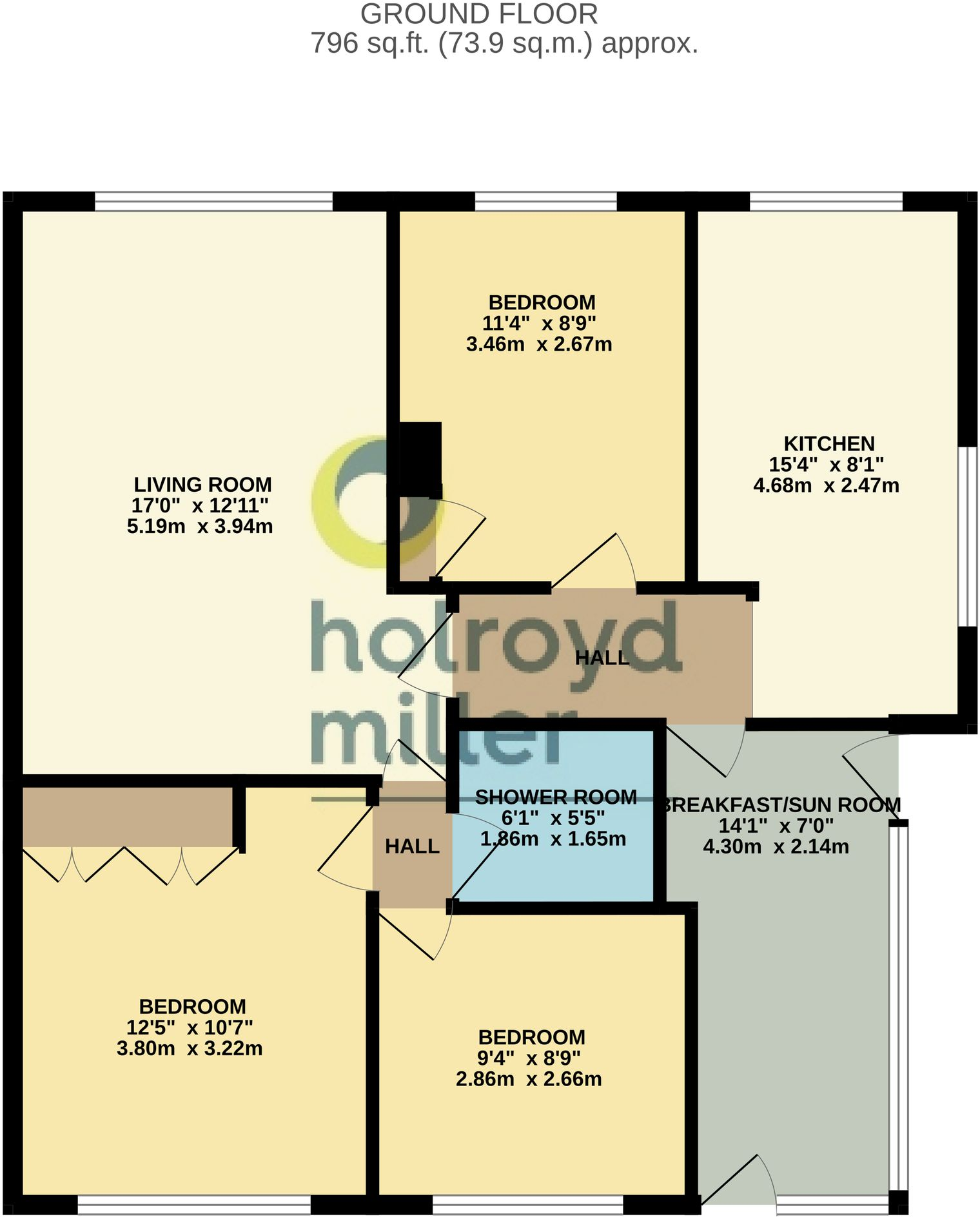 Wavell Grove, Wakefield, WF2 floorplan