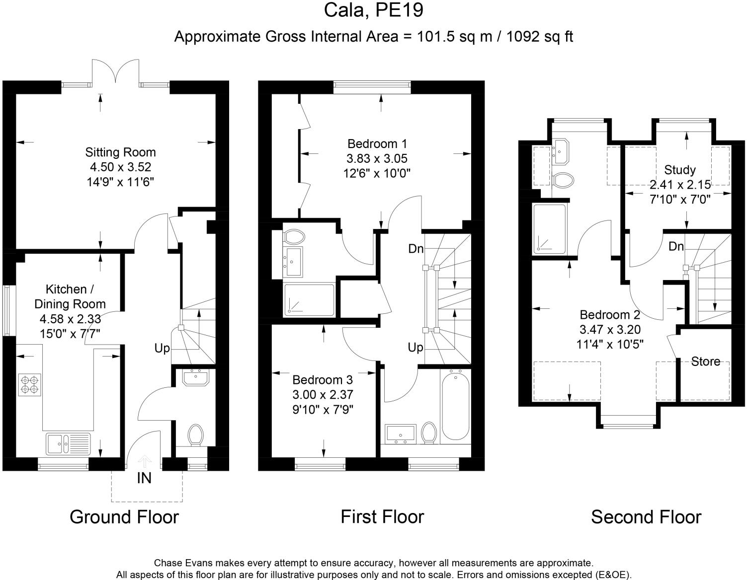 Ailwyn Road, St. Neots, Cambridgeshire, PE19 floorplan