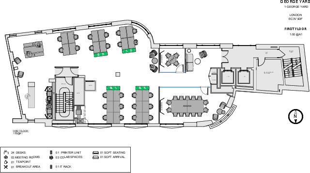 1 George Yard  1st floor