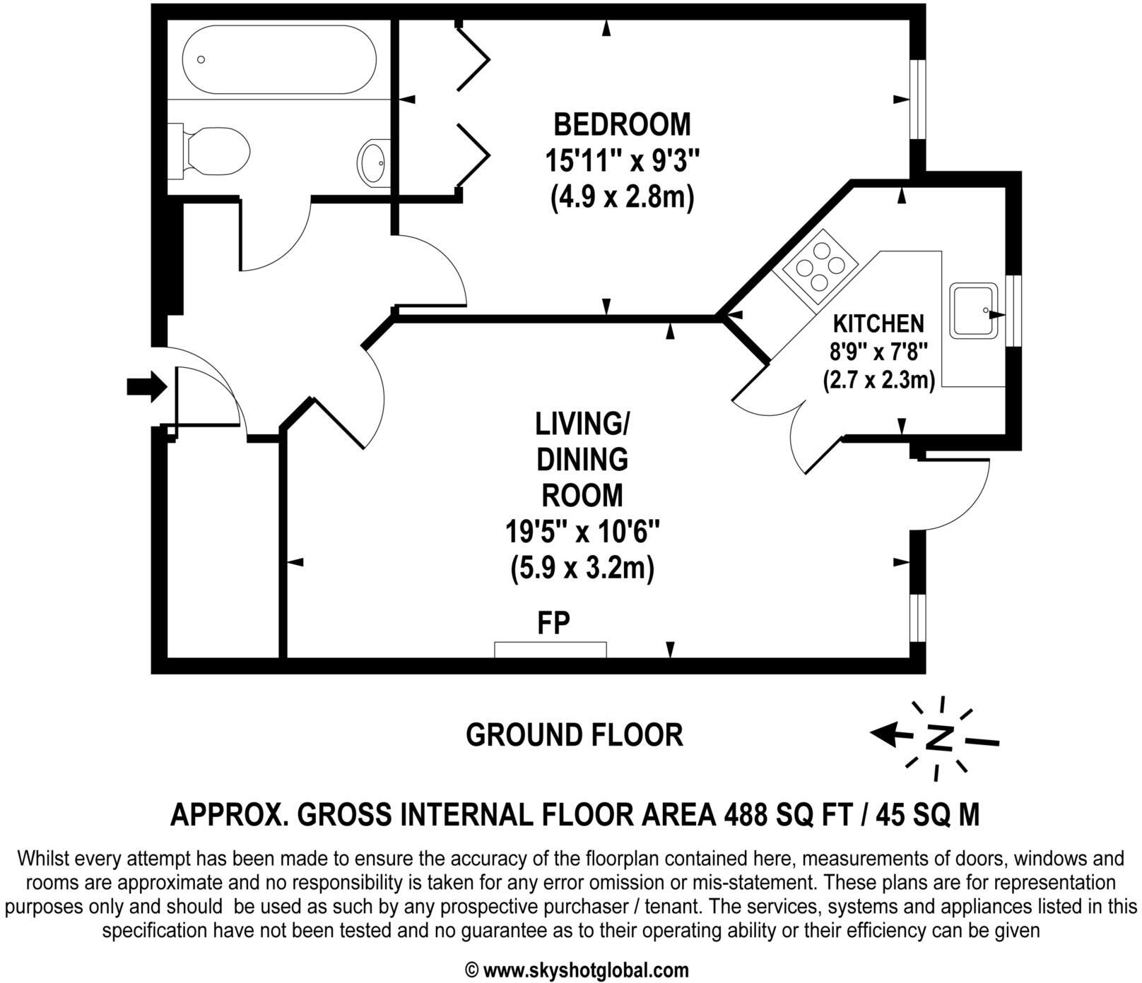 Lynton Court, Epsom floorplan