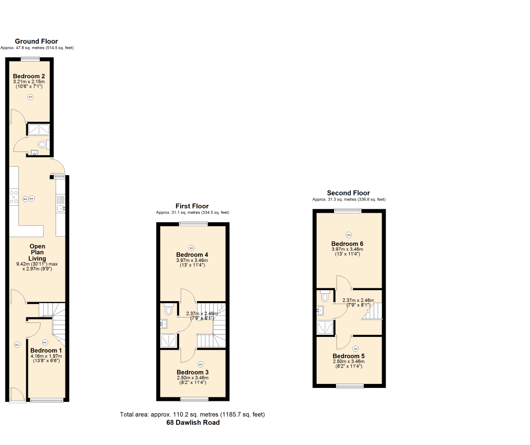 Dawlish Road, Birmingham floorplan