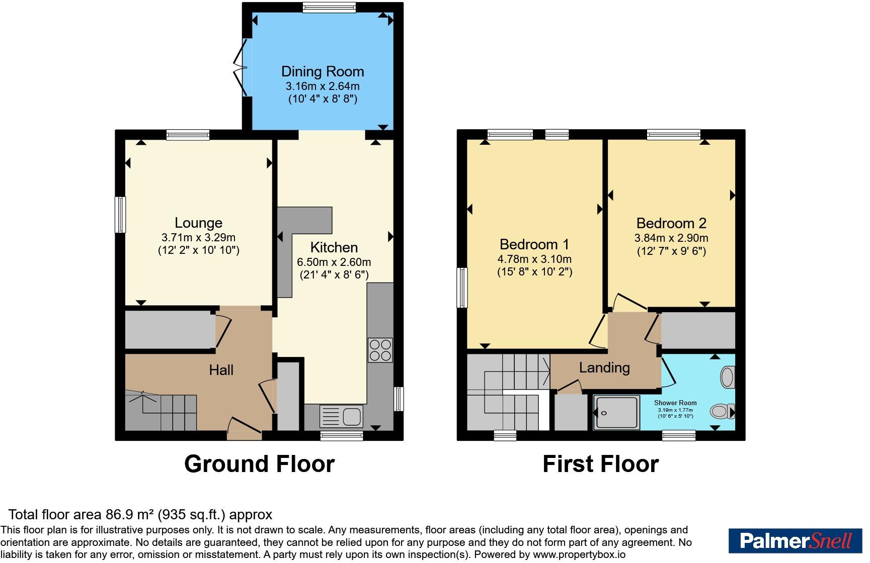 Hopkins Close, BOURNEMOUTH, Dorset, BH8 floorplan