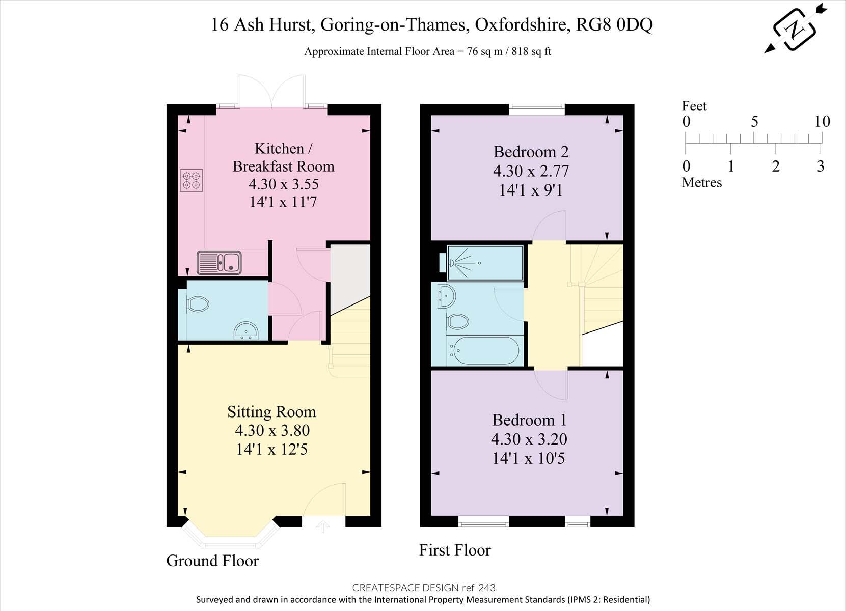 16 Ash Hurst, Goring on Thames floorplan