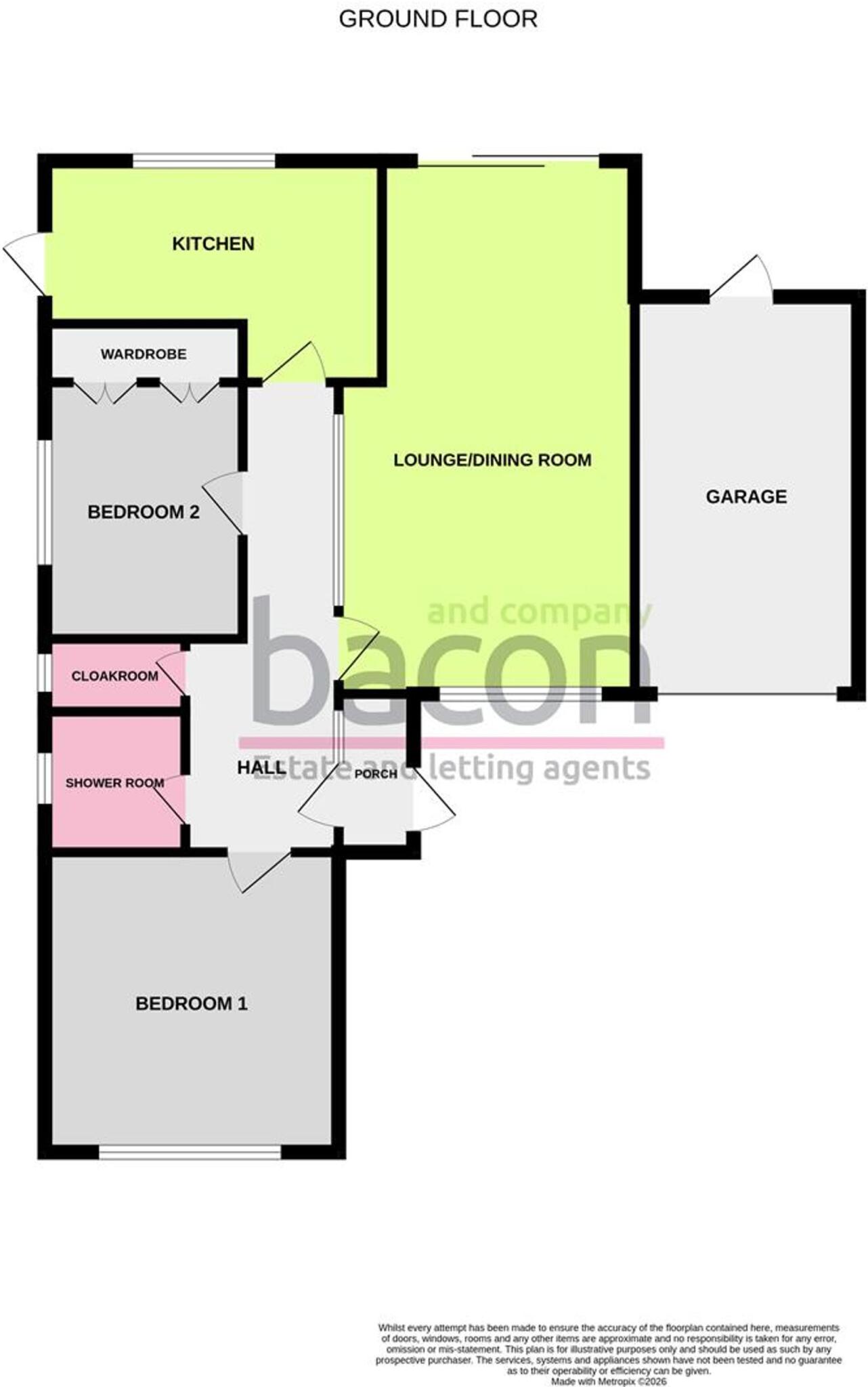 Hawthorn Crescent, Worthing, BN14 floorplan